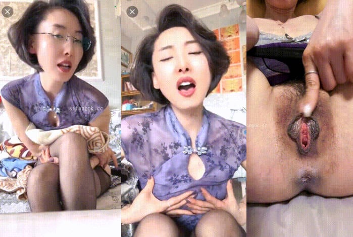 特会勾人短发韵味少妇【长腿女王】收费福利，掰黑木耳脸穴同框全裸挑逗 (1)